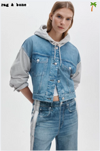 Load image into Gallery viewer, Miramar Hooded Trucker Jacket