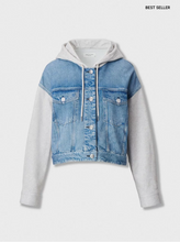 Load image into Gallery viewer, Miramar Hooded Trucker Jacket