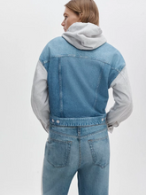 Load image into Gallery viewer, Miramar Hooded Trucker Jacket