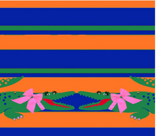 Load image into Gallery viewer, Glamorous Gators Twillionaire Scarf