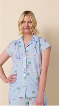 Load image into Gallery viewer, Summer Sailaway Capri Pajamas