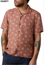 Load image into Gallery viewer, Palma Linen Camp Shirt Sedona Island