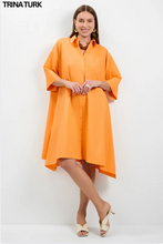 Load image into Gallery viewer, Seveso Shirt Dress Aulenti Orange