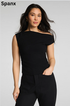 Load image into Gallery viewer, Ribbed Ruched Off-Shoulder Top