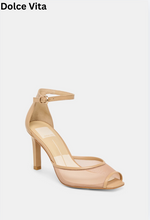 Load image into Gallery viewer, Serlo Mesh Heels Cafe Mesh