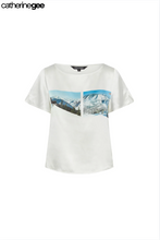 Load image into Gallery viewer, Postcard Silk Tee Aspen
