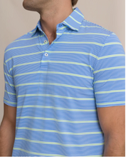 Load image into Gallery viewer, Coastal Breeze Sound Stripe Polo