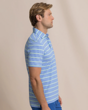 Load image into Gallery viewer, Coastal Breeze Sound Stripe Polo