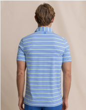 Load image into Gallery viewer, Coastal Breeze Sound Stripe Polo