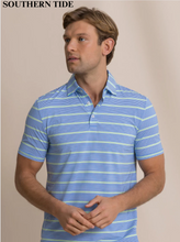 Load image into Gallery viewer, Coastal Breeze Sound Stripe Polo