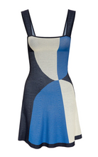 Load image into Gallery viewer, Vivi Knit Dress Geo Stripe