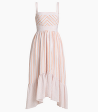 Load image into Gallery viewer, Nadia Stripe Midi Dress Sunset