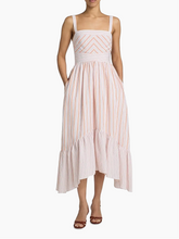 Load image into Gallery viewer, Nadia Stripe Midi Dress Sunset