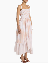 Load image into Gallery viewer, Nadia Stripe Midi Dress Sunset
