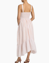 Load image into Gallery viewer, Nadia Stripe Midi Dress Sunset