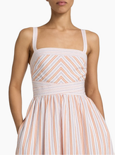 Load image into Gallery viewer, Nadia Stripe Midi Dress Sunset