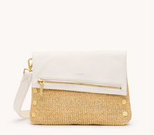 Load image into Gallery viewer, VIP Medium Handbag Calla Lilly White Raffia