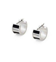 Load image into Gallery viewer, Melissa Hoop Earring Silver