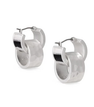 Load image into Gallery viewer, Melissa Hoop Earring Silver