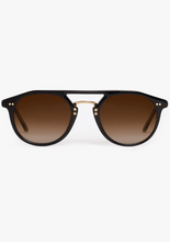 Load image into Gallery viewer, Markle Black + Black Tea Sunglasses