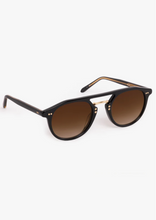 Load image into Gallery viewer, Markle Black + Black Tea Sunglasses