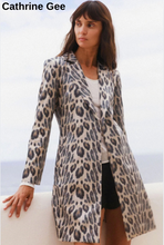 Load image into Gallery viewer, Lexi Car Coat Leopard