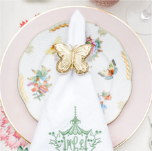 Load image into Gallery viewer, Butterfly Napkin Ring Set of (4)