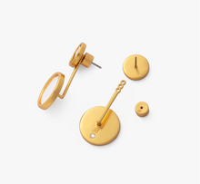 Load image into Gallery viewer, Emily Bezel Jacket Earring