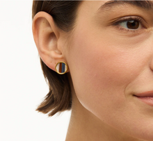 Load image into Gallery viewer, Emily Bezel Jacket Earring