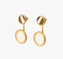Load image into Gallery viewer, Emily Bezel Jacket Earring
