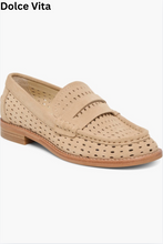 Load image into Gallery viewer, Wonda Perforated Suede Loafer