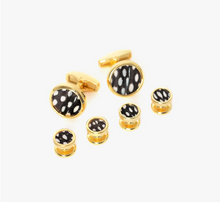 Load image into Gallery viewer, Bear Cufflink &amp; Stud Set