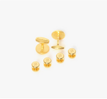 Load image into Gallery viewer, Bear Cufflink &amp; Stud Set