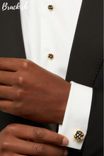 Load image into Gallery viewer, Bear Cufflink &amp; Stud Set