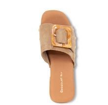 Load image into Gallery viewer, Lio Suede Platform Slide