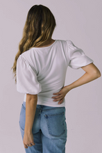 Load image into Gallery viewer, Abbie White Blouse