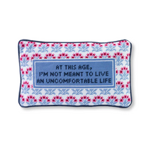 Load image into Gallery viewer, Uncomfortable Needlepoint Pillow