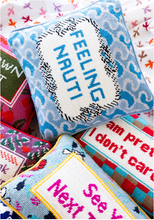Load image into Gallery viewer, Nauti Needlepoint Pillow
