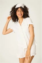 Load image into Gallery viewer, Solid PJ Set Pointelle Essenetial