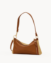 Load image into Gallery viewer, Kyle Cocoa Raffia Bag
