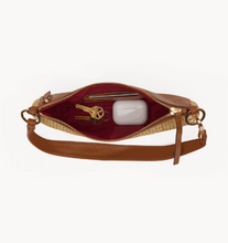 Load image into Gallery viewer, Kyle Cocoa Raffia Bag