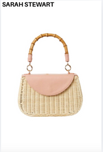 Load image into Gallery viewer, Amy Wicker Bag Light Pink