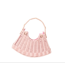 Load image into Gallery viewer, Tati Cresent Wicker Bag