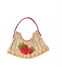 Load image into Gallery viewer, Tati Cresent Wicker Bag