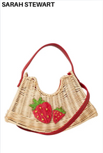 Load image into Gallery viewer, Tati Cresent Wicker Bag