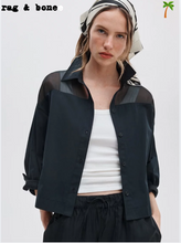 Load image into Gallery viewer, Elly Poplin Organza Shirt