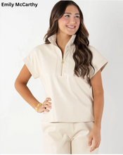 Load image into Gallery viewer, Poppy Pullover Vegan Leather