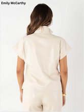 Load image into Gallery viewer, Poppy Pullover Vegan Leather