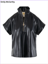 Load image into Gallery viewer, Poppy Pullover Vegan Leather