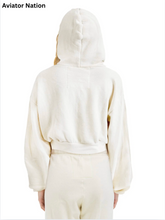 Load image into Gallery viewer, Sunset Patch Cropped Hoodie
